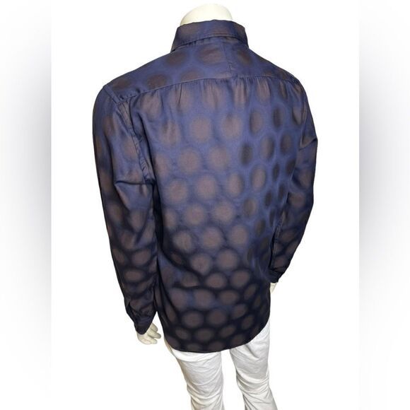 Nigel Hall Men’s Long Sleeved Casual Dress Shirt Great Condition Size Medium - Picture 6 of 9